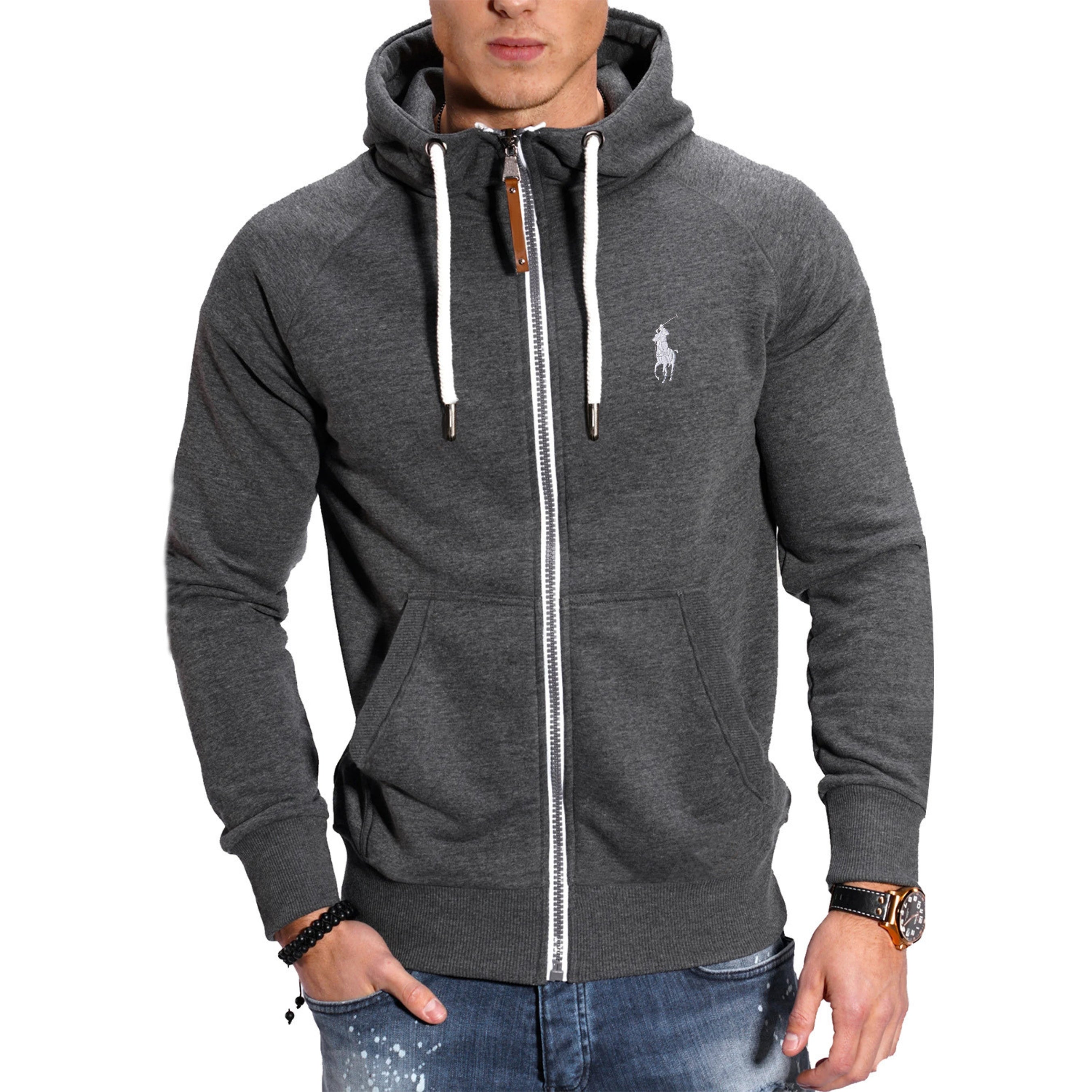 RL® Premium Pullover mit Reißverschluss