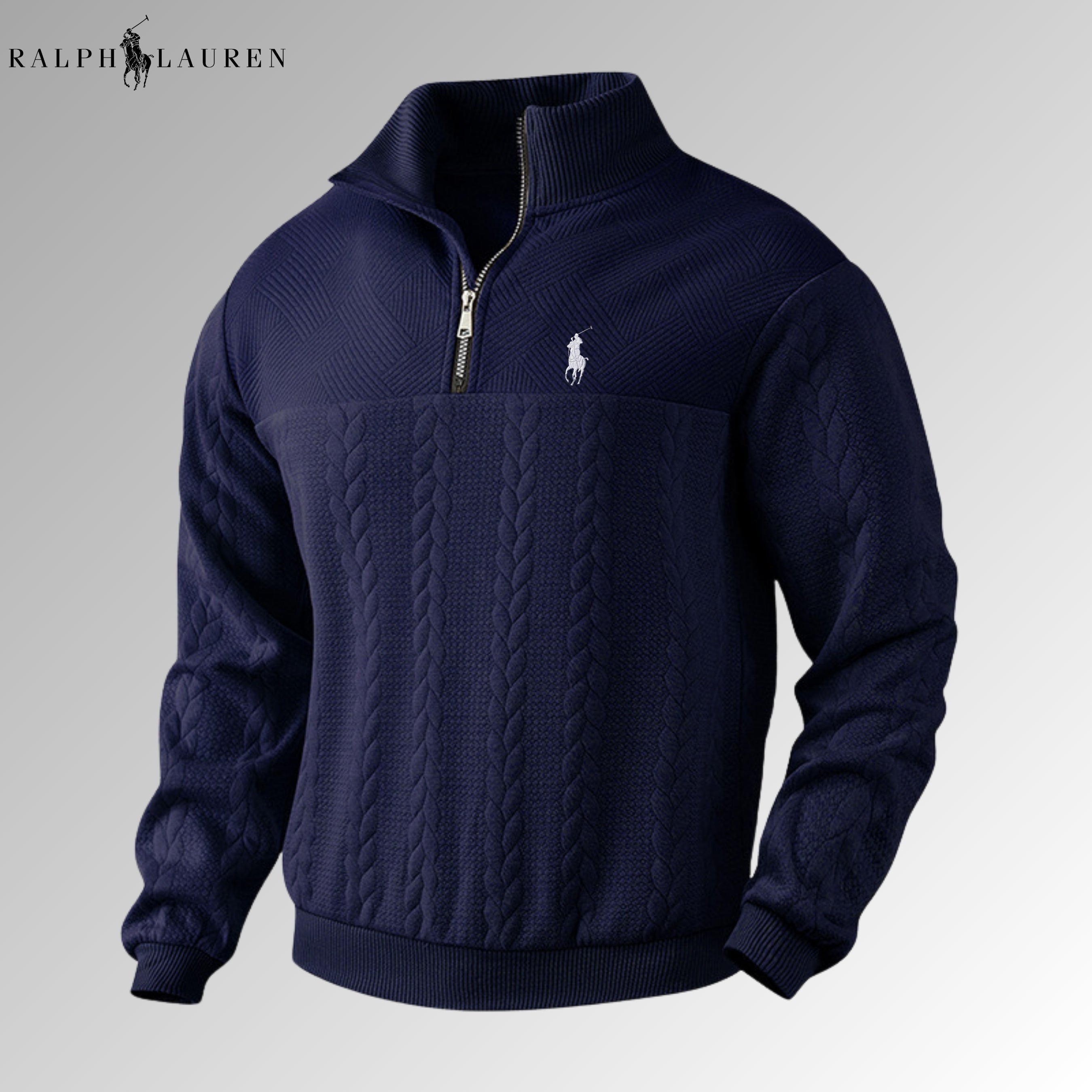 RL® Premium Zip Sweater - ALMACENAMIENTO