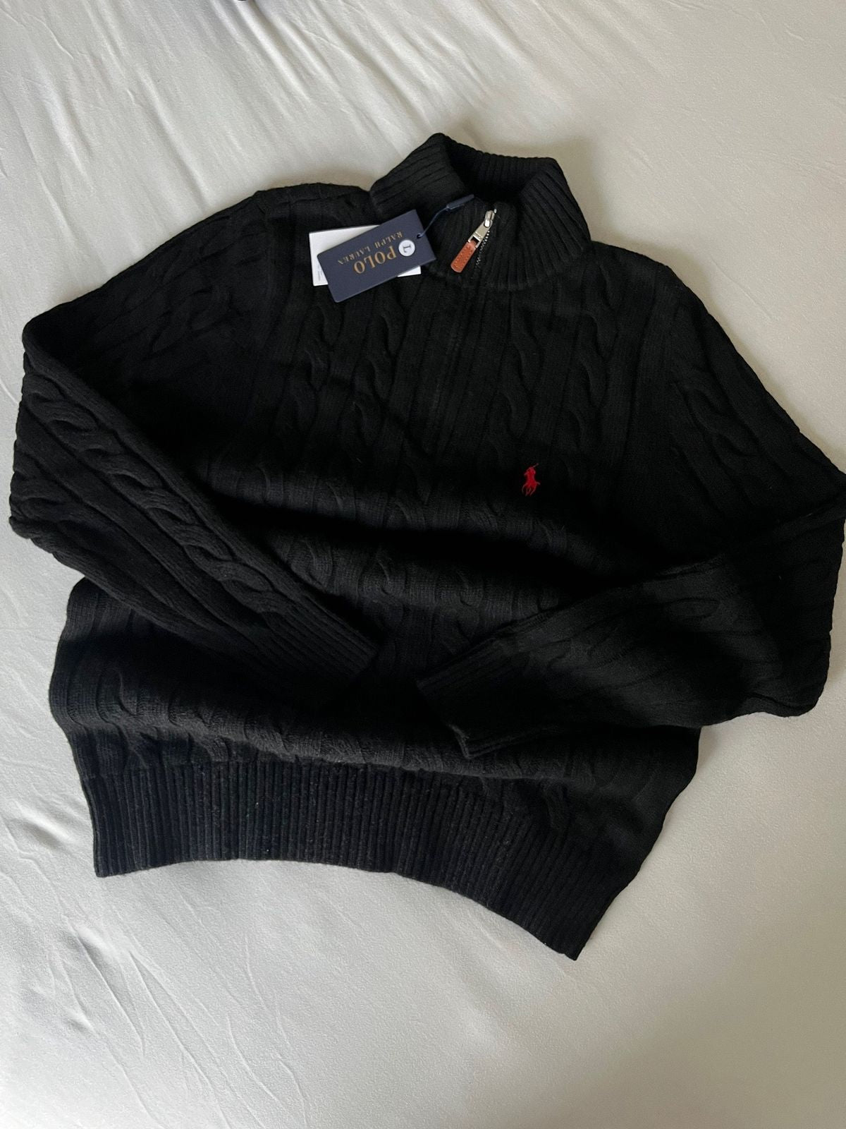 Polo RL Pullover mit halbem Reißverschluss (Black Friday)